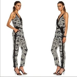 Diane Von Firstenberg Shany Panther Jumpsu…